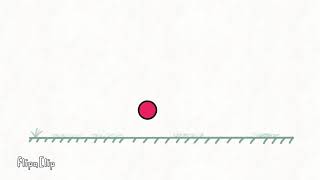 Ball bouncing on ground | Inelastic collision | 2D Animation