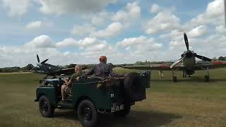 Headcorn battle of Britain airshow 2022 spitfires vs bf109