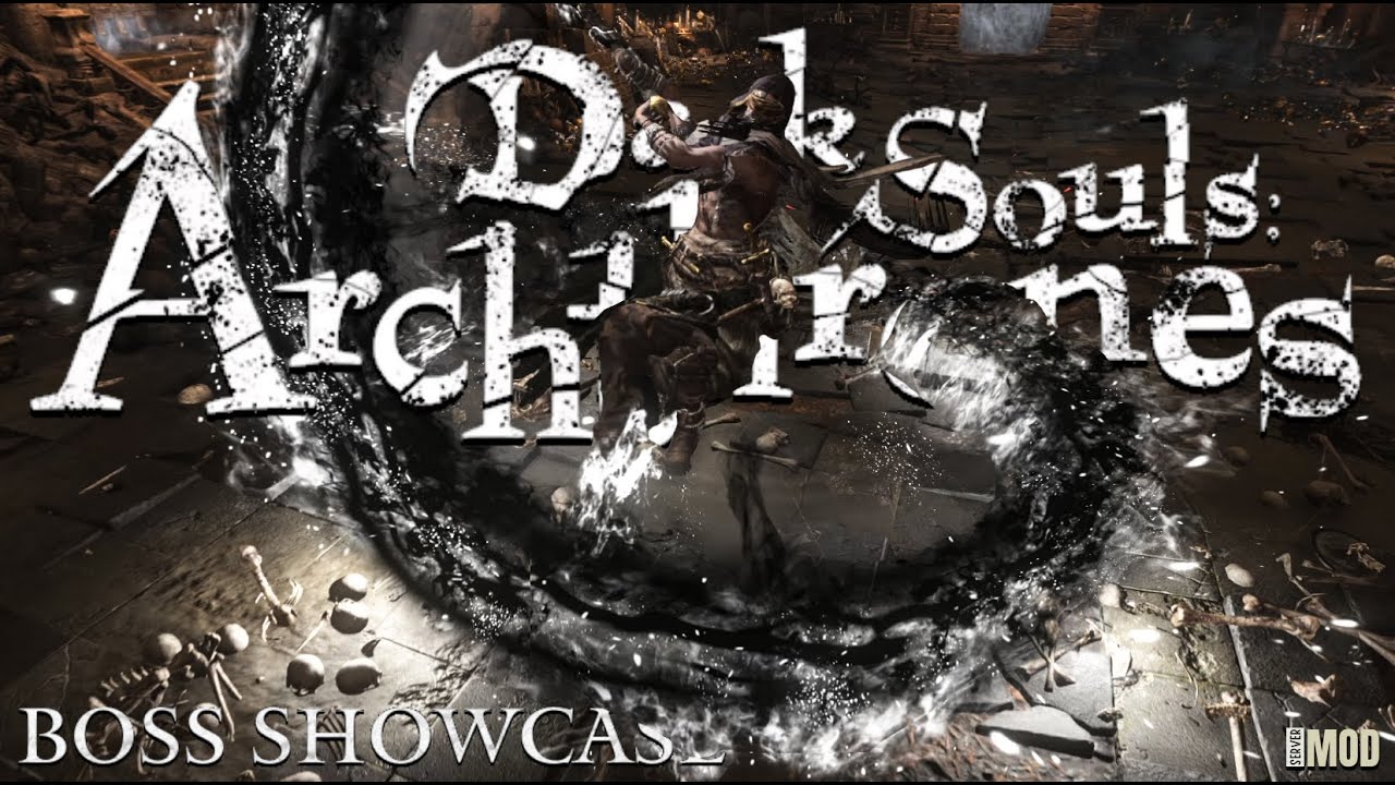 Necromancer Obediah Modded Boss Fight Showcase | Dark Souls Archthrones