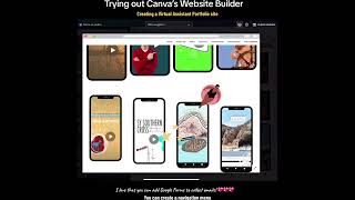 Free Canva Website Builder Access for Creating a Portfolio (with pro account)