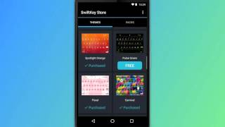 How to access the SwiftKey Store and purchase themes - SwiftKey Keyboard for Android screenshot 4