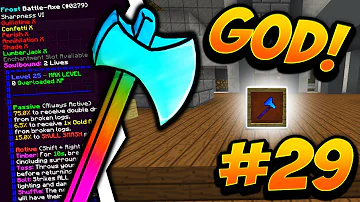 BUILDING A GOD AXE!! | SKYBOUNDS #29 (Minecraft SKYBLOCK SMP Season 2)