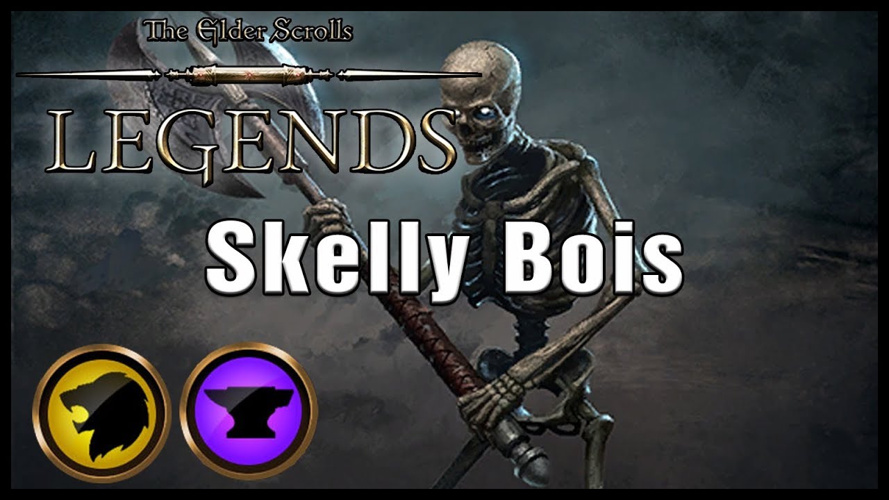 Skelly Bois (Skeleton Spellsword) - Houses of Morrowind- The Elder Scrolls Legends