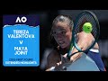 Tereza Valentova V Maya Joint Extended Highlights Australian Open 2026 First Round