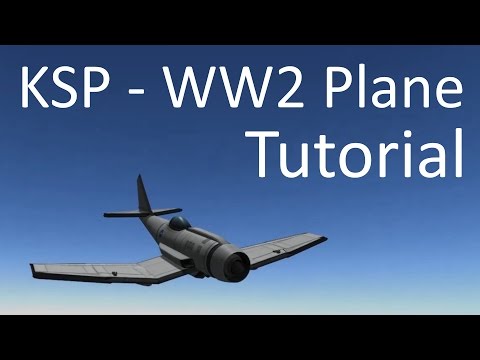 KSP - Frontal Jet Engine WW2 Fighter Style Tutorial (Stock)