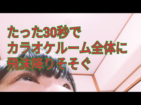 30秒で飛沫が降りそそぐカラオケルーム ヒトカラの時代がきた