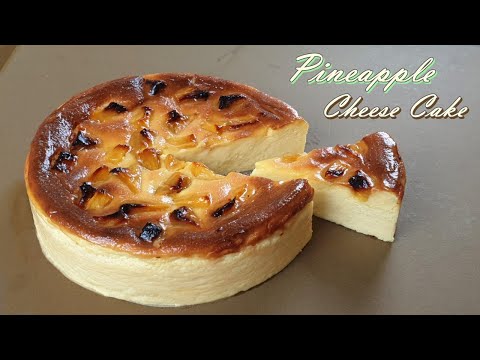 수플레 치즈 케이크 / 커스터드 수플레 / Pineapple Souffle Cheesecake