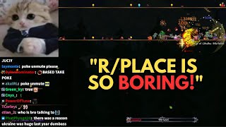 Pokelawls says he could care less about r place!
