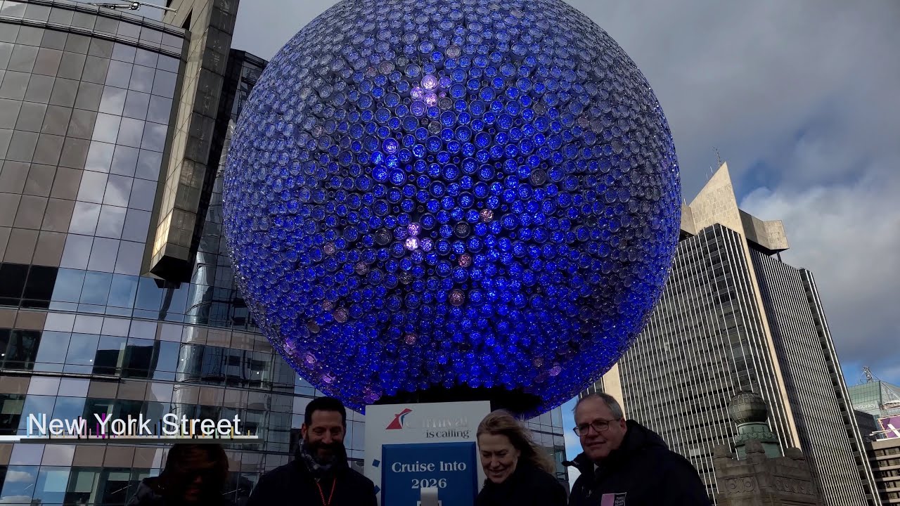 Times Square New Year’s Eve Ball Test NYC December 30 2025