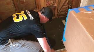 Bleutek Linear Drain Installation