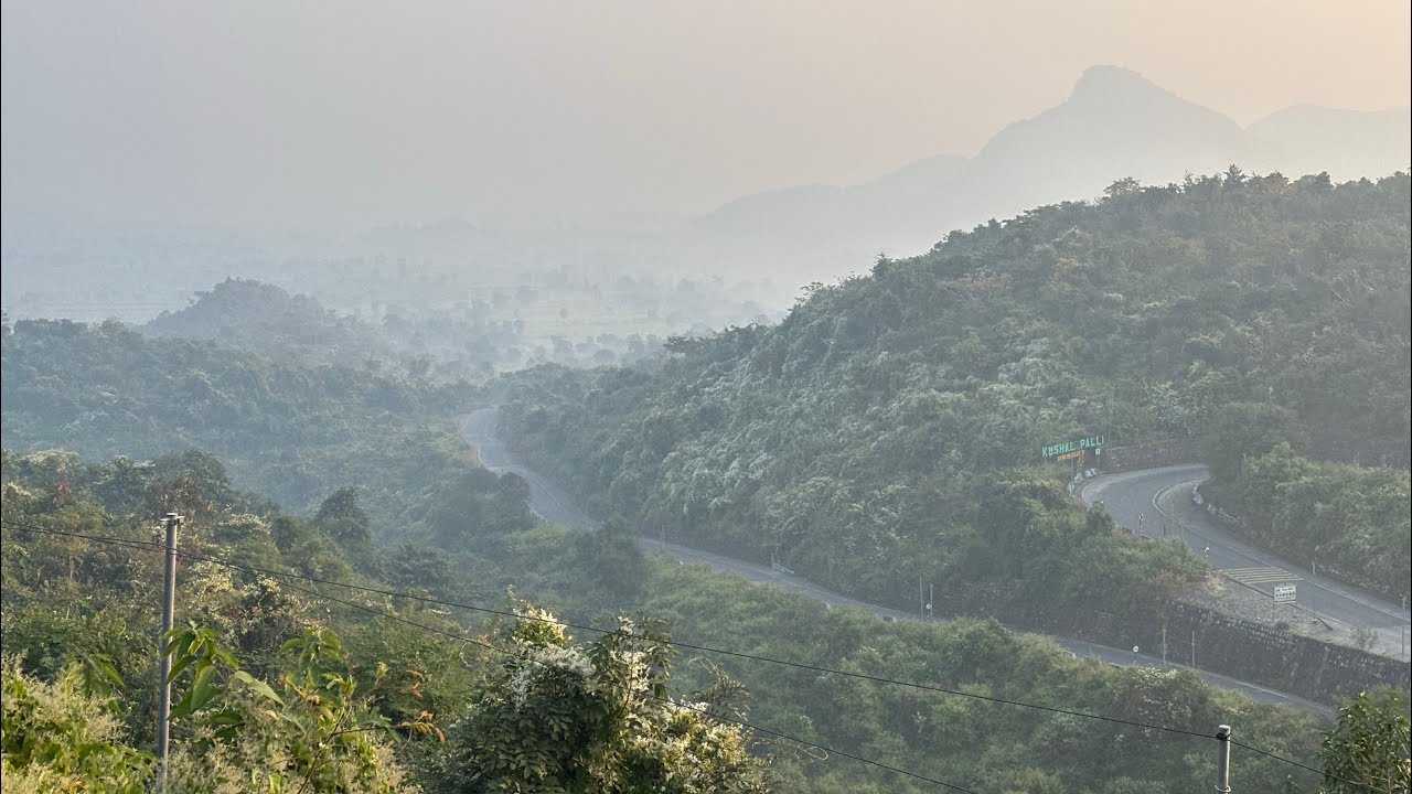 Dangerous roads in ajodhya mountain lower dam