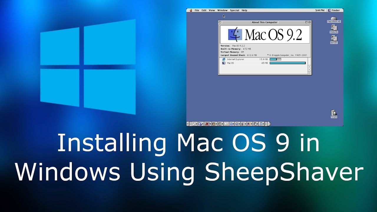 sheepshaver windows 10 cannot open rom file