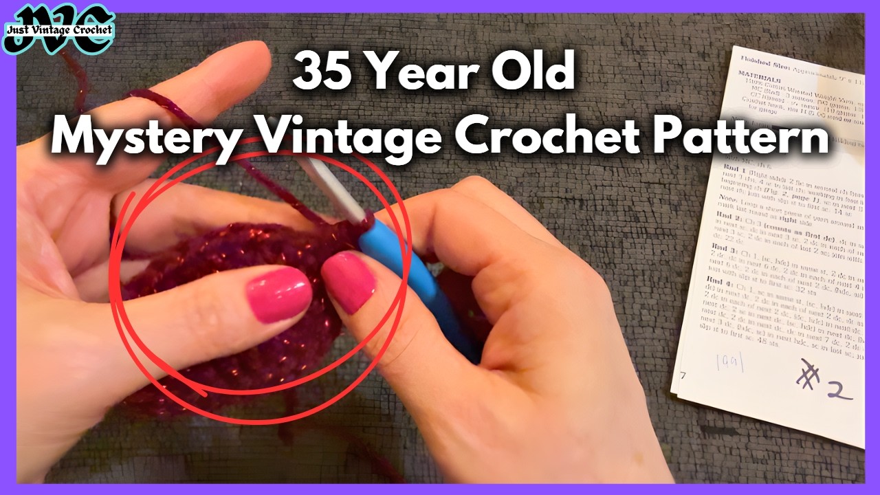 Too Cute 1991 Mystery Vintage Crochet Pattern