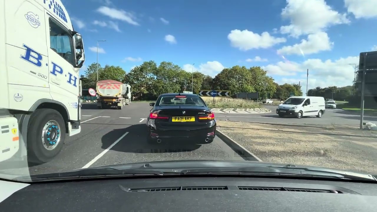 164min Scenic A1 Round-Trip Milton Keynes ↔ Peterborough | Waze Voice | ASMR Driving