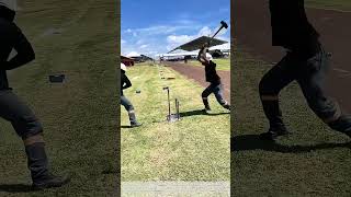 Driving the Pin: How Hammer Blows Set a Foundation's Anchor Point
