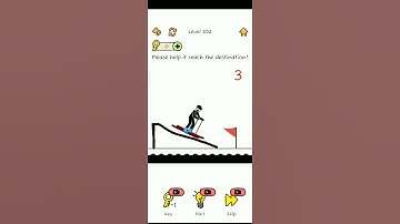 draw 2 beat game level-102 please help it reach the destination ! 🤣😝  #subscribe #viralvideo