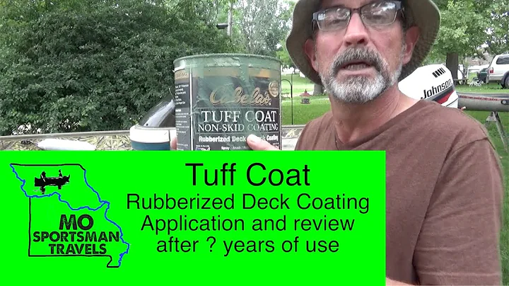 Tuff Coat rubberized deck coating | Does it last | review | How to Apply