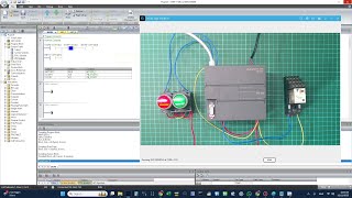 Dol starter / Rangkaian Direct On-Line menggunakan STEP 7-MicroWIN SMART untuk PLC Huceen