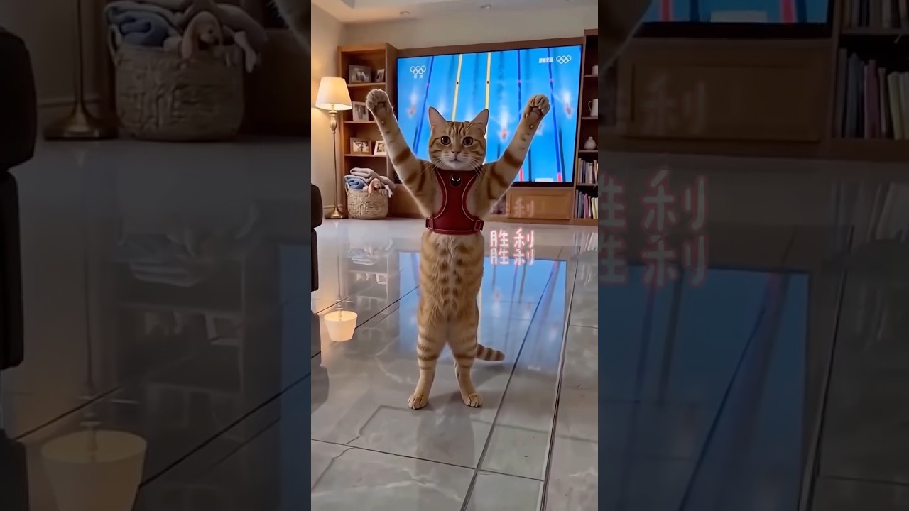 You call them fat, and they start panting—confusing cat behavior, hilarious cute pets.
