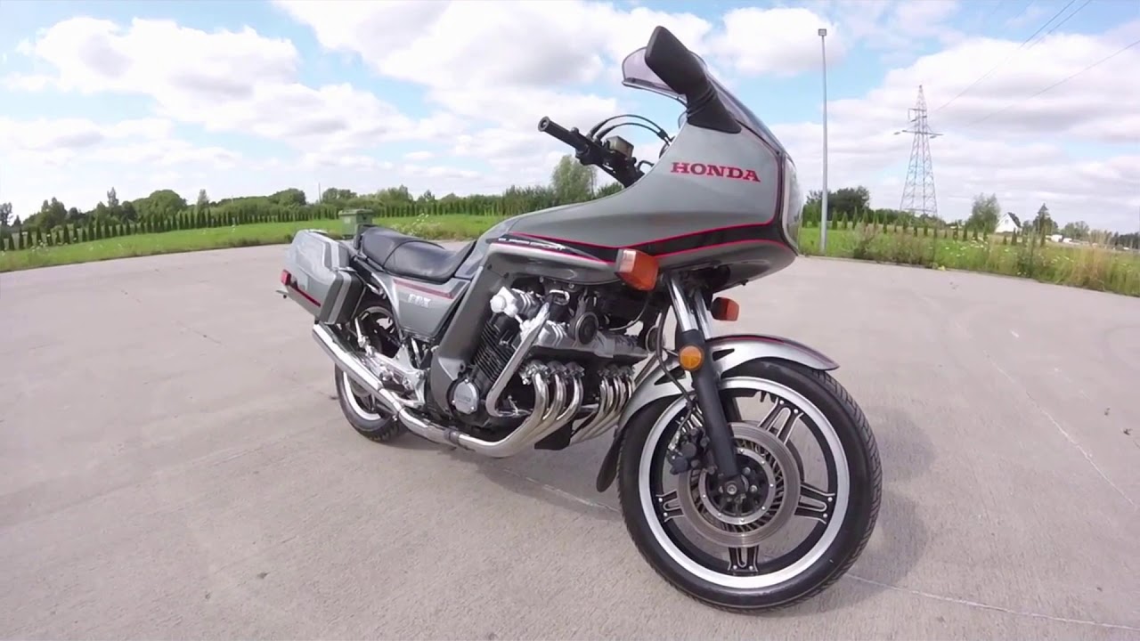 Sześć cylindrów w motocyklu Honda CBX 1000 YouTube