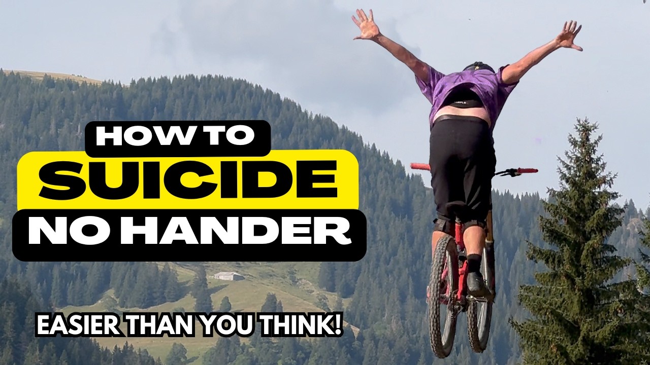 Как совершить самоубийство без хэндера! | Навыки катания на горном велосипеде