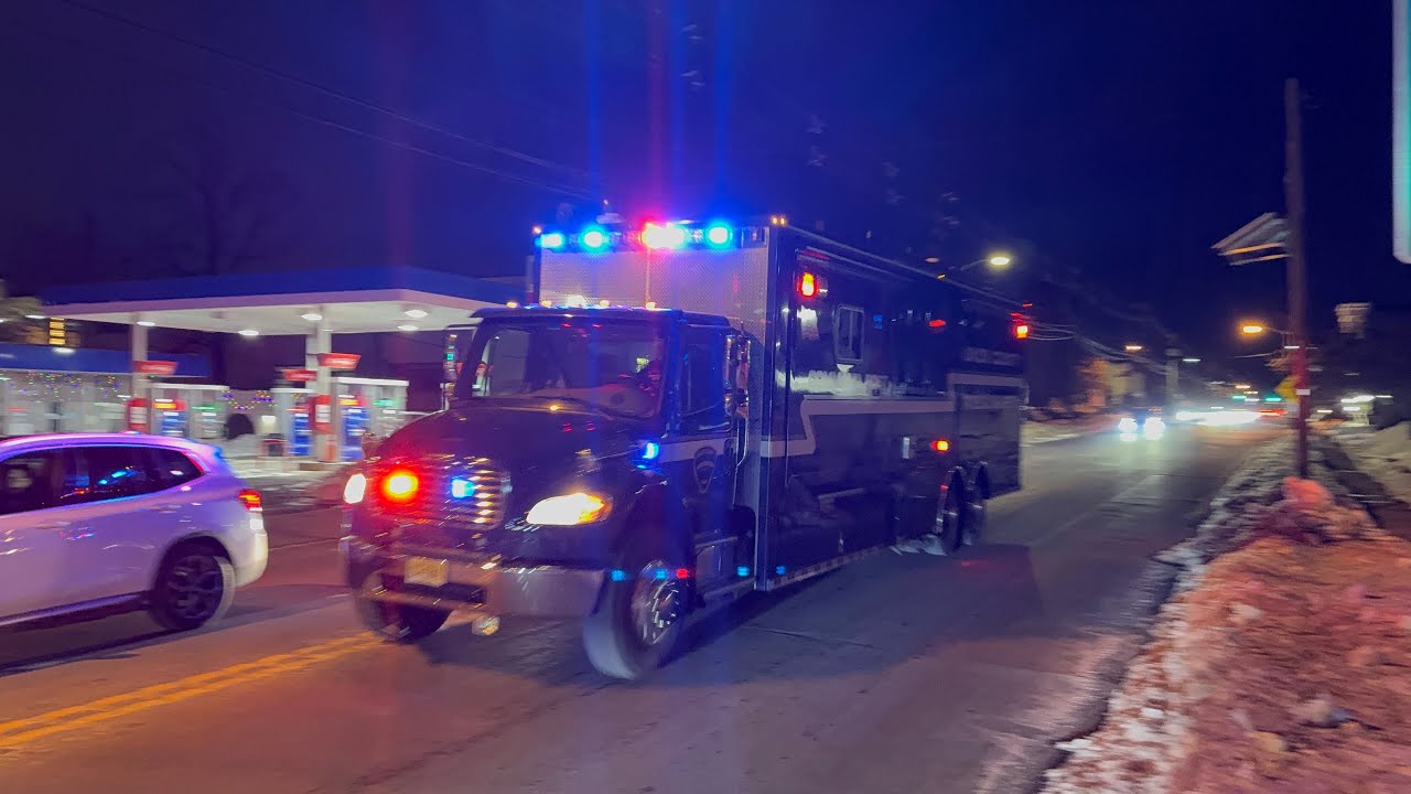 RARE! Union County Command post responding through Garwood!! 2/4/26