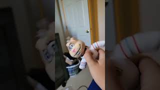 A Sandy Plush Dog Toy...