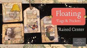 Floating Tags & Pockets for Junk Journals | Easy Vellum Layering Technique