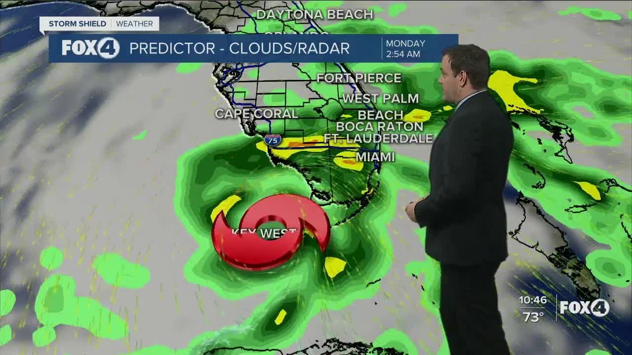 Forecast: Wind and rain continues into Monday