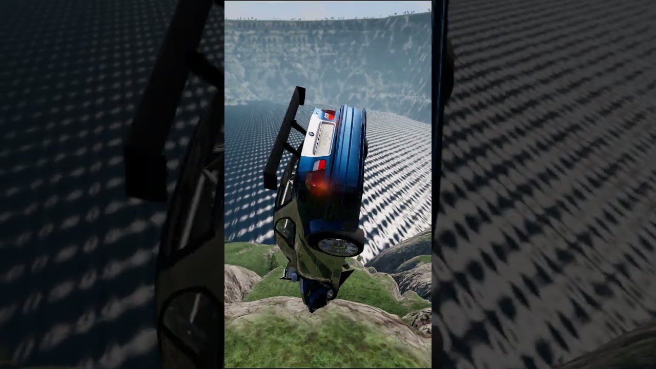 Car vs Endless Abyss - BeamNG.drive
