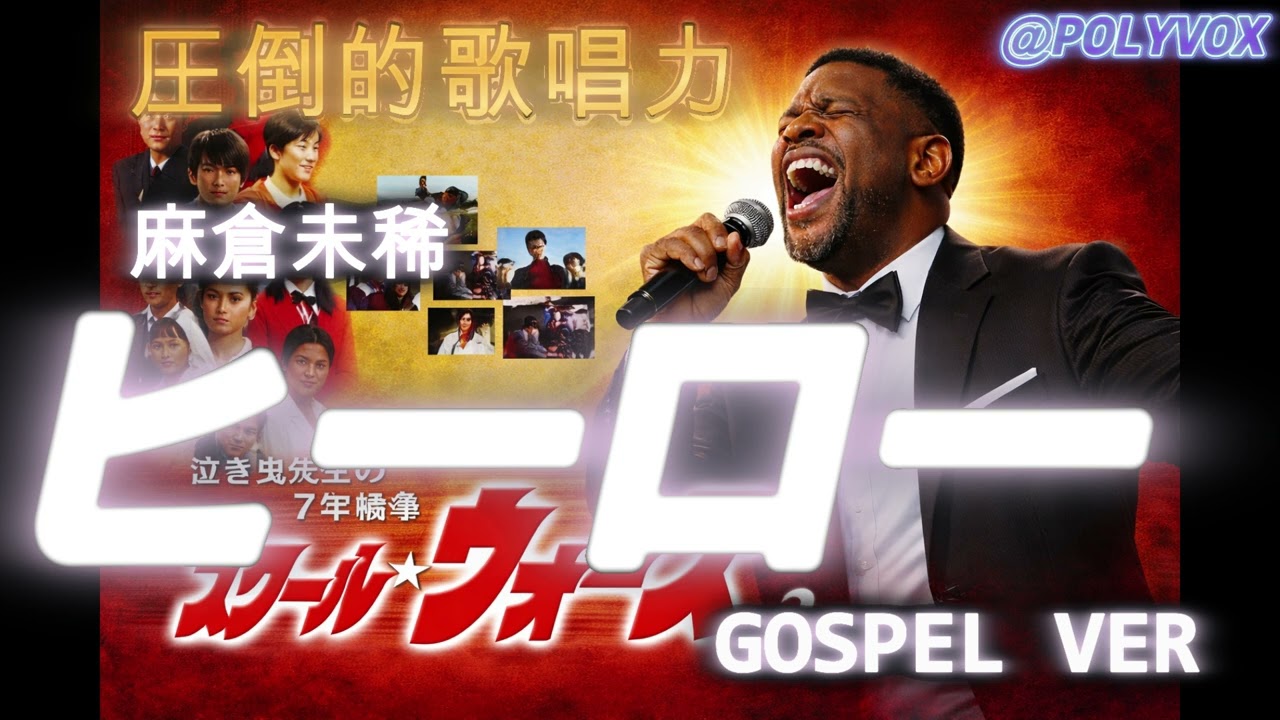 【ゴスペル ver.】ヒーロー/麻倉未稀 ｜Polyvox Cover｜スクール・ウォーズ#ゴスペル #アカペラ #ビートボックス　#jpop