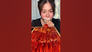 Thumbnail of Eating Enoki Mushroom Spicy Yummy, Eating Challenger, Asmr Mukbang (1)