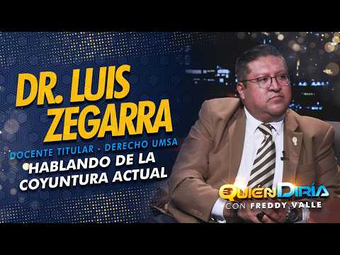 Dr. LUIS FERNANDO ZEGARRA | UMSA | COYUNTURA ACTUAL | BOLIVIA | LA PAZ | QD10