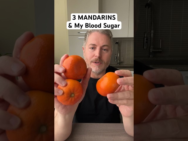 Three mandarin oranges and my blood sugar. #glucose #bloodsugar #insulinresistant1 #mandarin