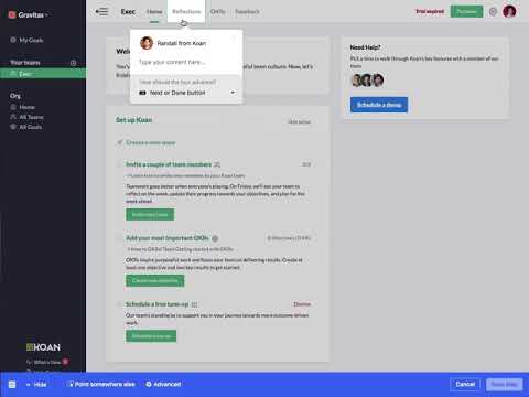 Highlighting Elements with the Intercom Tours Editor