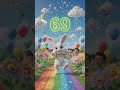 Learn Numbers 66 to 70 Fast & Fun 🌈 | Kids Educational Song | #Youtube#Trending#ViralShorts#Boost