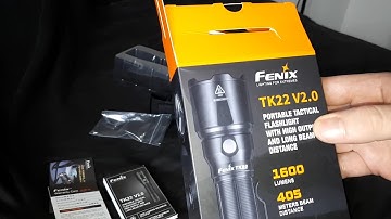 1. Overview ~ Fenix TK22 V2.0 1600 lumens Tactical Flashlight (21700 or 18650 batt)