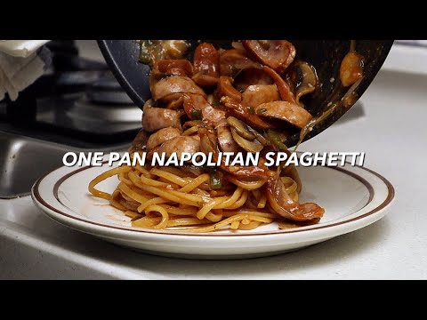 (진짜 쉬운) 초간단 원팬 나폴리탄 스파게티 만들기 / How to make Napolitan Spaghetti