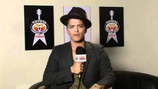 Backstage with Bruno Mars