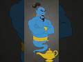 Genie Grants 3 Wishes to a Black Man 💀😂 Animated Story #genie #blacks #animatedstories #funny#shorts