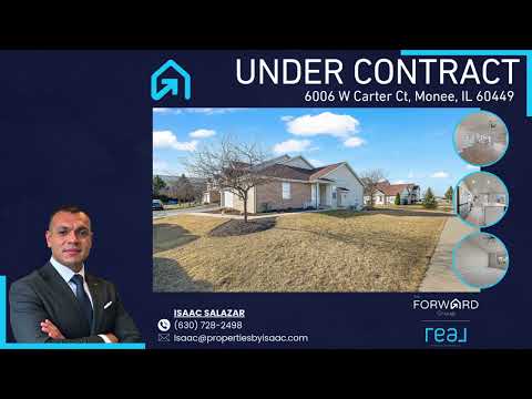 6006 W Carter Ct, Monee, IL home video tour