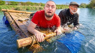 Testing Out My Homemade Raft With My Dad!
