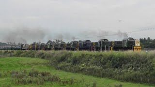 9 x Class 14 Diesel Locos on 'Bear-Ex' - East Lancashire Railway - 26th July 2014