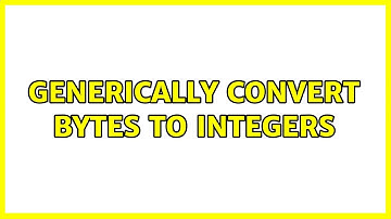 Generically convert bytes to integers