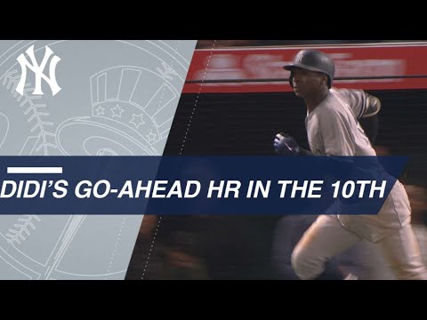 Didi homers in the 10th to give Yankees the lead