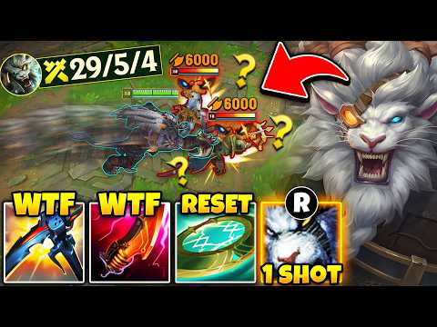 Rengar but I can literally ult every 10 SECONDS with this build (HILARIOUS JUMPSCARES)
