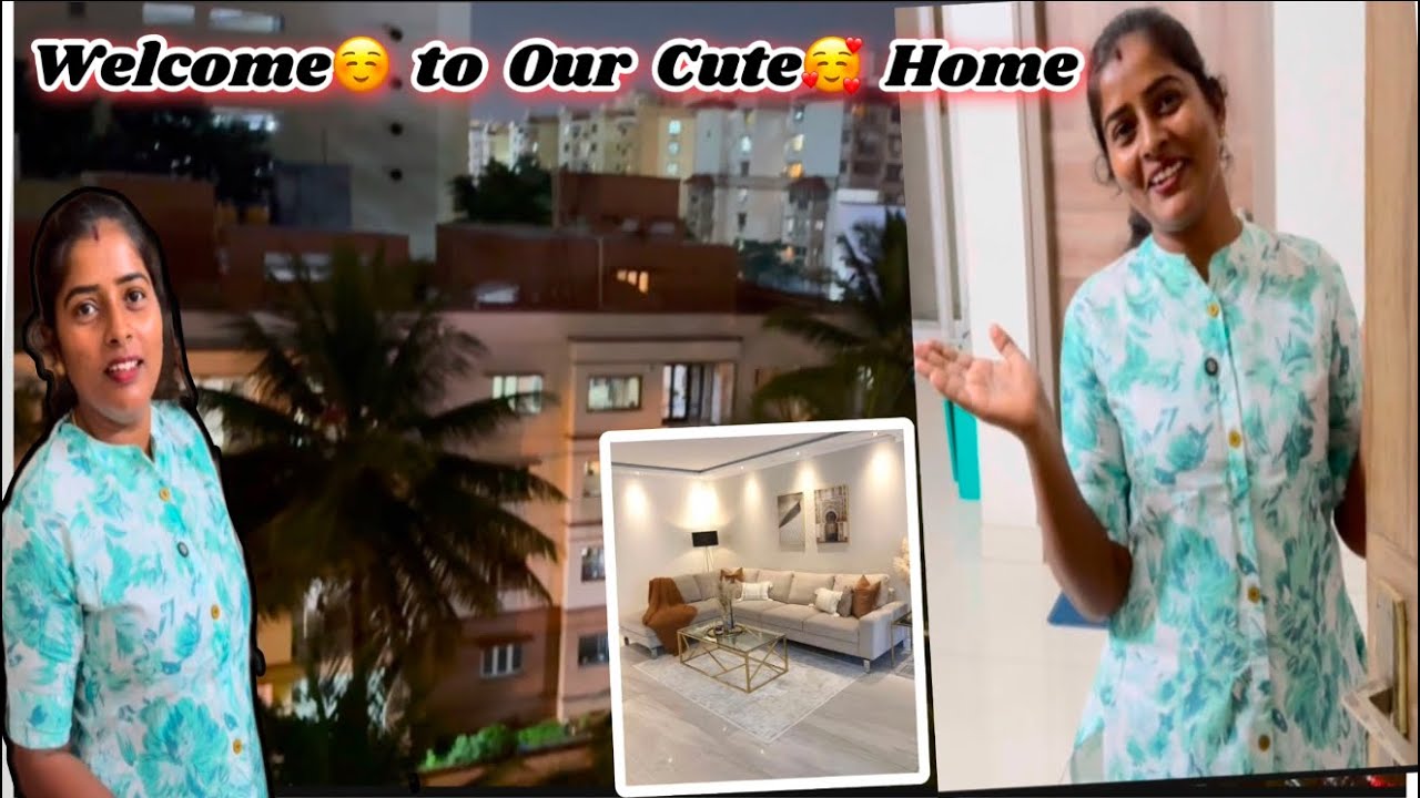 🥰நாங்க Bangalore☺️la இருக்க😍 எங்க 🏠home tour பாக்கலாமா 🤩 #Ajith_vino #tamilvlog #trending #youtube 