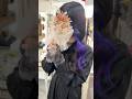 蝶みたいな色にしたい!とのことで可愛いインナーカラー、アクセサリーカラーをしました!デザインカラーの参考にしてね! #hairstyle