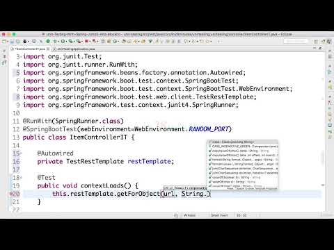 18  Step 15   Writing an Integration Test using @SpringBootTest