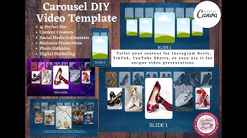 Video Carousel with Canva | Editable Template Tutorial for Instagram, TikTok, and YouTube Shorts